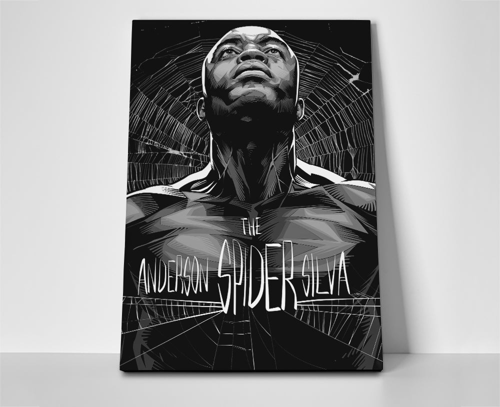 anderson silva poster canvas wall art ufc painting artwork